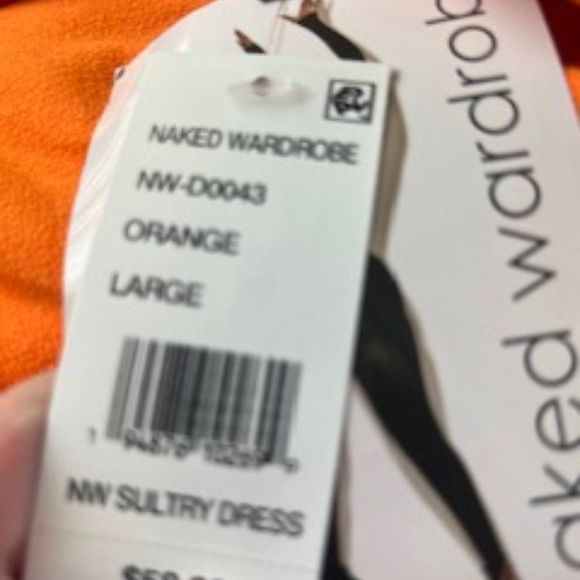 Naked Wardrobe Sultry Sheath Dress Spaghetti Bodycon Figure Square Neck … - Picture 2 of 5
